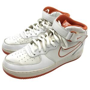 Nike Air Force 1 Mid '07 Terra Orange High Top Shoes Men's 13 Basketball Sneaker